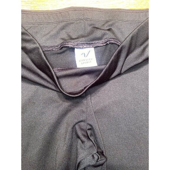 Varsity Spirit Athletic Leggings With Side Panel & Pink Strap Details - Picture 2 of 6